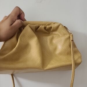 Elegant Tan Clutch Bag